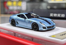 Load image into Gallery viewer, DMH 1:64 Ice Blue 599 GTO Racing Sports Model Diecast Resin Car New Collection
