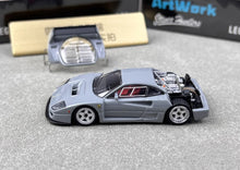 Load image into Gallery viewer, SH 1:64 Grey F40 LM Super Racing Sports Model Diecast Metal Car New
