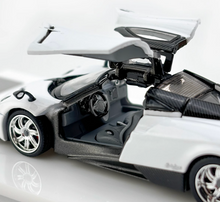 Load image into Gallery viewer, HKM 1:64 White Huayra Coupe 2014 Racing Sports Model Diecast Metal Car New Collection