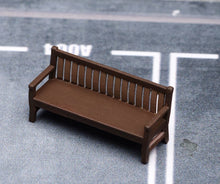 Load image into Gallery viewer, 1:64 Painted Figure Model Miniature Resin Diorama Oil Drum Road Sign Bench Set