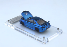 Load image into Gallery viewer, Timetop 1:64 Blue Carbon Skyline GTR R34 Z-Tune Model Diecast Metal Car New Collection