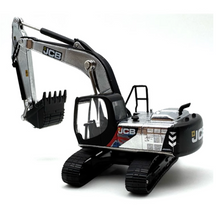 Load image into Gallery viewer, 1:76 Silver JCB Construction Excavator Digger Model Diecast Metal New Collection