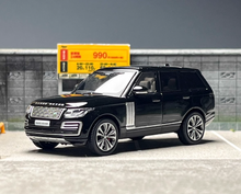 Load image into Gallery viewer, Masdi 1:64 2020 Black Range Rover SUV ORV Sports Model Diecast Metal Car New Collection