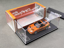 Load image into Gallery viewer, FS 1:64 Orange Supra A80 Convertible Sports Model Diecast Metal Car New Collection