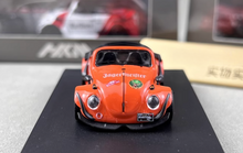 Load image into Gallery viewer, HKM 1:64 Orange VW RWB Beetle Convertible Sports Model Diecast Metal Car New Collection