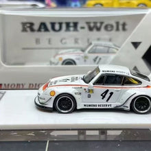 Load image into Gallery viewer, XKE 1:64 White 911 RWB 993 #41 LBWK Sports Model Diecast Metal Car New Collection