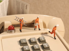 Load image into Gallery viewer, 1:64 Painted Figure Mini Model Miniature Resin Diorama Sand Fire Fighter Man Toy Collection