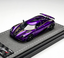 Load image into Gallery viewer, GRYNING 1:64 Purple Agera R Racing Sports Model Diecast Resin Car New Collection