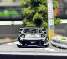 Load image into Gallery viewer, Poprace 1:64 Black RX7 FD RE Amemiya Sports Model Diecast Metal Car New Collection