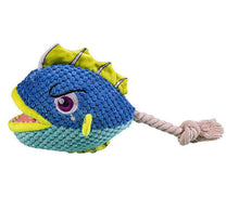 Load image into Gallery viewer, Dog Squeaky Toys Chew Puppy Fluffy Toy Durable Rope Teeth Grinding PET Shark Cat