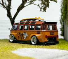 Load image into Gallery viewer, LMLF 1:64 Brown VW T1 RWB Van Bus Camper Kombi Model Diecast Metal Car New Collection
