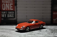 Load image into Gallery viewer, GFCC 1:64 Red 1966 275 GTB Classic Sports Model Diecast Metal Car New Collection