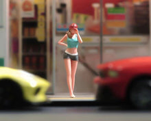 Load image into Gallery viewer, 1:64 Painted Figure Model Miniature Resin Diorama Sand Modeling Beauty Lady GIrl