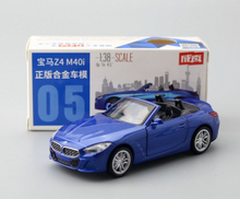 Load image into Gallery viewer, CCA 1:38 BMW Z4 M40i Racing Sports Convertible Model Toy Diecast Metal Car BN