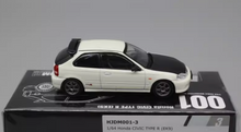 Load image into Gallery viewer, JDM64 1:64 White Carbon Civic Type R EK9 Sports Model Diecast Metal Car New Collection