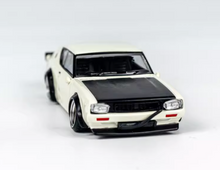 Load image into Gallery viewer, DM 1:64 White Skyline Kenmeri LB C110 Coupe Sport Model Diecast Metal Car New Collection