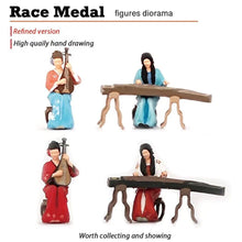 Load image into Gallery viewer, 1:64 Painted Figure Mini Model Miniature Resin Diorama Chinese musical Girl Lady