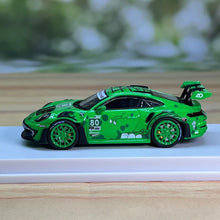 Load image into Gallery viewer, SOLO 1:64 Green 2021 911 GT3 RS 992 Racing Sports Model Diecast Metal Car New