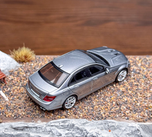 Load image into Gallery viewer, King 1:64 Gray C63 AMG W204 Sedan Sports Model Diecast Metal Car New Collection