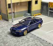 Load image into Gallery viewer, FH 1:64 Blue Skyline GTR R32 Nismo S-Tune Sports Model Diecast Metal Car New