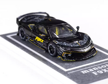 Load image into Gallery viewer, MJ 1:64 Black Mansory F9XX Racing Sports Model Diecast Metal Car New Collection