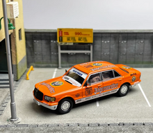 Load image into Gallery viewer, Master 1:64 Orange AMG 560SEL W126 Sedan Sports Model Diecast Metal Car BN