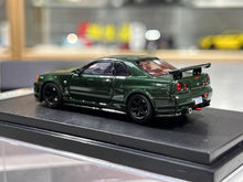 Load image into Gallery viewer, MH 1:64 Green Skyline GTR R34 NISMO CRS VER Sports Model Diecast Metal Car New Collection