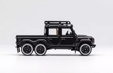Load image into Gallery viewer, GCD 1:64 Defender 6x6 Pickup Roof Tent Camping Truck Model Metal Diecast Car