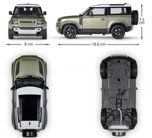 Load image into Gallery viewer, WELLY 1:26 2020 Defender 90 SUV Off Road Model Diecast Metal Car Display