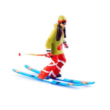Load image into Gallery viewer, 1:64 Painted Figure Mini Model Miniature Resin Diorama Sand Toy Skiing People New Scene