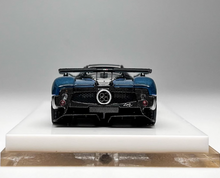 Load image into Gallery viewer, HH 1:64 Blue Carbon Zonda Tricolore Racing Sports Model Diecast Metal Car New Collection