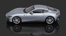 Load image into Gallery viewer, Bburago 1:24 Silver Roma Racing Sports Model Toy Diecast Metal Car BN