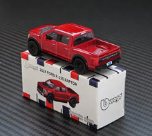 Load image into Gallery viewer, Bburago 1:64 Red 2024 F150 Raptor Pickup Truck Sport Model Diecast Metal Car
