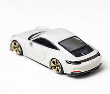 Load image into Gallery viewer, DM 1:64 White 911 GT3 Sports Model Diecast Metal Car New Collection