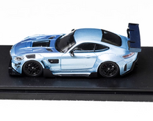Load image into Gallery viewer, RM 1:64 Blue AMG GTS Widebody Racing Sports Model Diecast Metal Car New Collection
