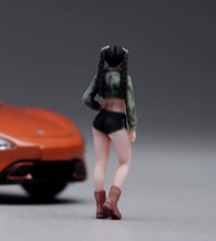 Load image into Gallery viewer, 1:64 Painted Figure Model Miniature Resin Sand Diorama Cool Pretty Girl Beauty