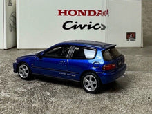 Load image into Gallery viewer, LCD 1:64 JDM Blue EG6 Civic SIR Hatchback Sports Model Diecast Metal Car New