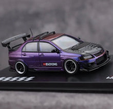 Load image into Gallery viewer, IHCM 1:64 Purple Carbon Lancer EVO 9 IX GSR Sports Model Diecast Metal Car New Collection
