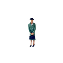 Load image into Gallery viewer, 1:64 Painted Figure Model Miniature Resin Diorama Sand Vintage WindCoat Lady Man New