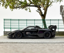 Load image into Gallery viewer, CM 1:64 Black Senna GTR Racing Sports Model Diecast Metal Car New Collection