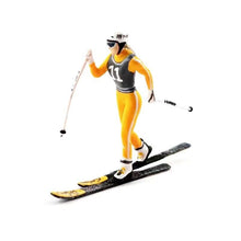Load image into Gallery viewer, 1:64 Painted Figure Mini Model Miniature Resin Diorama Sand Toy Skiing Lady Girl New Scene