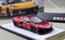 Load image into Gallery viewer, Fine 1:64 Red C8 LB Widebody Sports Model Diecast Metal Car New Collection