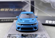 Load image into Gallery viewer, Elite 1:64 Blue Charger SRT Engine Sedan Sports Model Diecast Metal Car New Collection