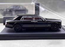 Load image into Gallery viewer, SW 1:64 Black Phantom VII 7 Luxury Sedan Sports Model Diecast Metal Car New Collection