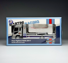 Load image into Gallery viewer, GCD 1:64 Silver Fuso Fighter MK2 Tow Trailer Truck Model Diecast Metal Car New Collection
