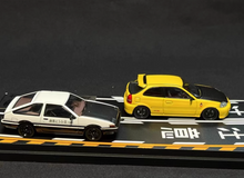 Load image into Gallery viewer, 1:64 JDM Comic Initial D Civic EK9 Type R AE86 Model Diecast Metal Car New