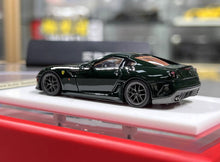 Load image into Gallery viewer, DMH 1:64 Dark Green 599 GTO Racing Sports Model Diecast Resin Car New Collection