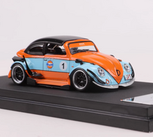Load image into Gallery viewer, HKM 1:64 RWB Gulf Beetle VW Convertible #1 Sports Model Diecast Metal Car New
