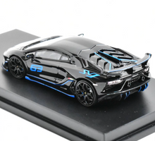 Load image into Gallery viewer, 1:64 Black Aventador SVJ LP770-4 Sports Model Diecast Metal Car New Collection