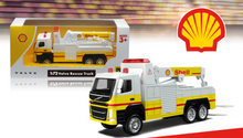 Load image into Gallery viewer, CCA 1:72 Volvo Shell Rescue Trailer Truck Model Toy Diecast Metal Car BN
